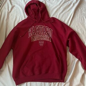XL red Harvard sweatshirt